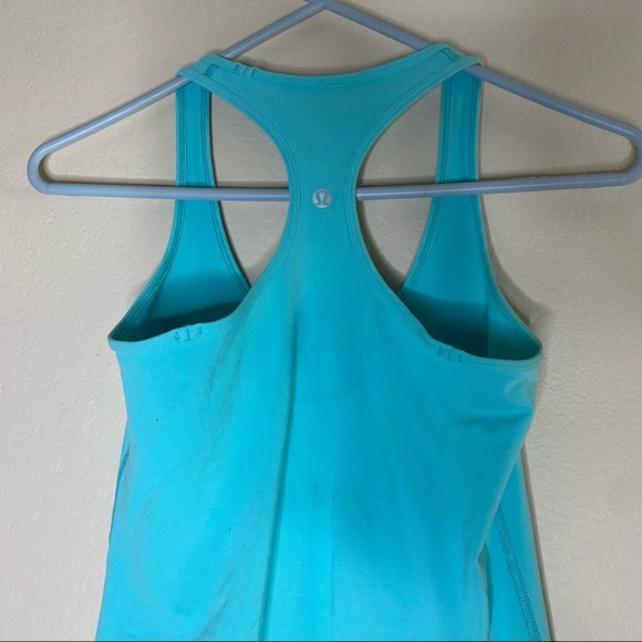 LULULEMON Spry Blue Cool Racerback tank top 4 - Picture 8 of 10